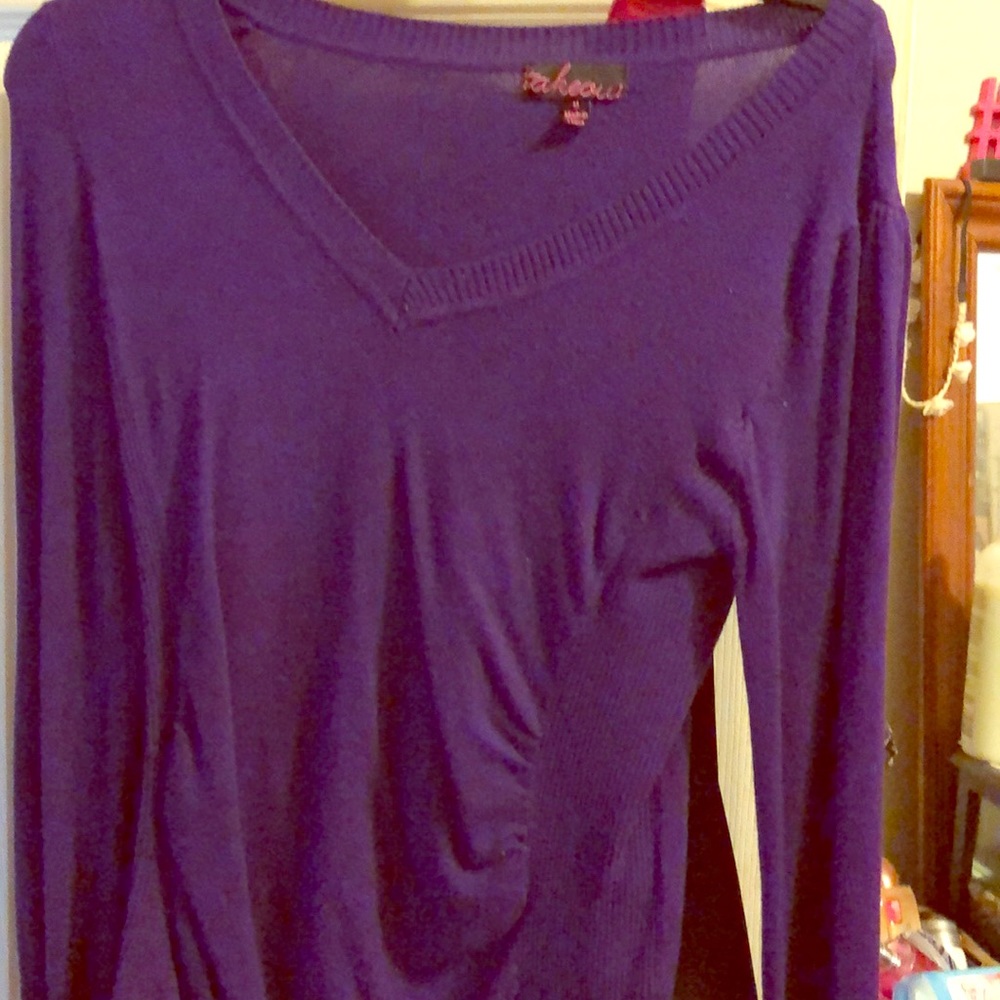 Purple sweater